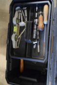 MILWAUKEE PLASTIC TOOLBOX AND CONTENTS