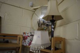 CORINTHIAN COLUMN TABLE LAMP PLUS FURTHER SHADE