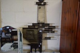 MODERN WELDED METAL ABSTRACT, 210CM HIGH