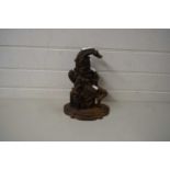 ANTIQUE CAST IRON MR PUNCH DOORSTOP