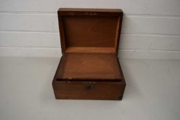 19TH CENTURY WRITING BOX WITH FITTED INTERIOR