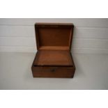 19TH CENTURY WRITING BOX WITH FITTED INTERIOR