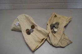 TWO BAGS OF BRITISH PRE-DECIMAL COINAGE
