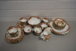 QUANTITY OF EARLY 20TH CENTURY FLORAL DECORATED TEA WARES
