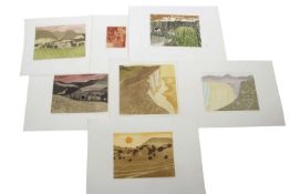 John Brunsdon (British, 1933-2014), Part I: A collection of 27 colour etchings, signed and titled in