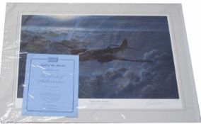 Gerald Coulson 'Night of the Hunter' Limited edition print number 6/850. Artist signed to mount