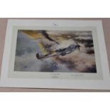 Group of aviation prints by Robert Taylor including 'Victory over Dunkirk', the mount signed by