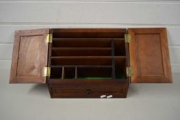 WEDGE FORMED TABLE STATIONERY CABINET WITH DOUBLE DOORS