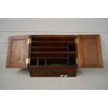 WEDGE FORMED TABLE STATIONERY CABINET WITH DOUBLE DOORS