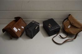 BILORA STAHL BOX CAMERA AND ONE OTHER, BOTH WITH CASES
