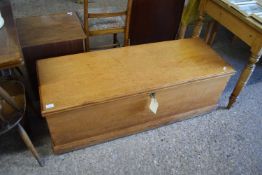 20TH CENTURY STAINED PINE BLANKET BOX