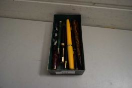 BOX OF VARIOUS VINTAGE PENS