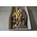 LARGE BOX OF MIXED CUTLERY