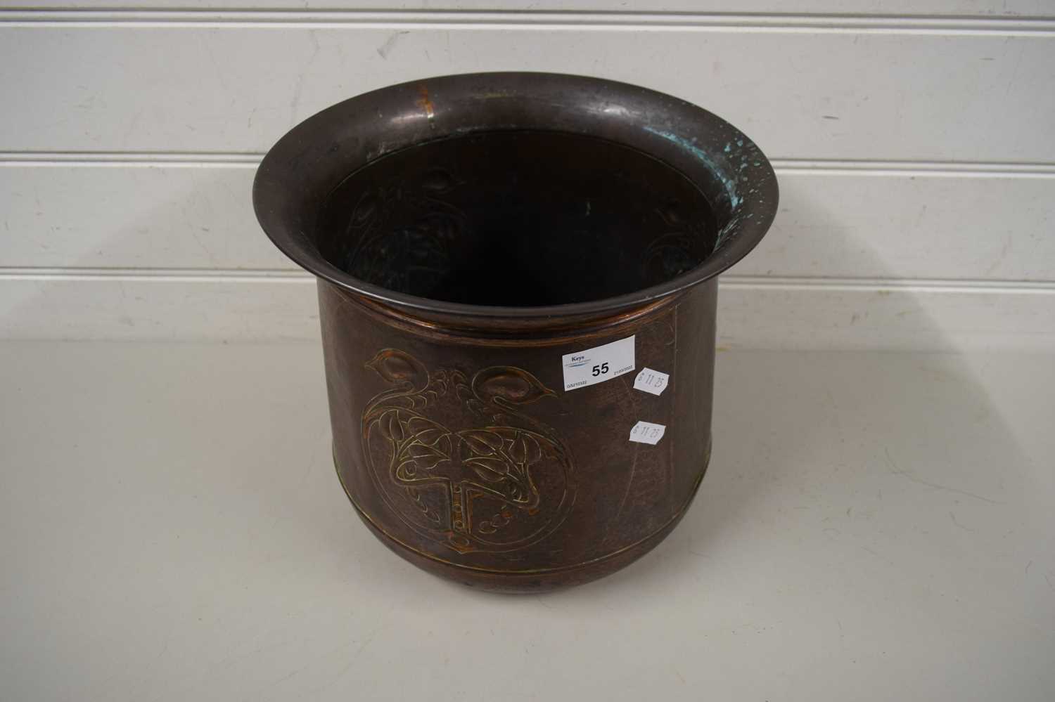 LATE 19TH/EARLY 20TH CENTURY COPPER JARDINIERE