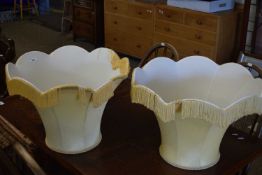 TWO LAMP SHADES