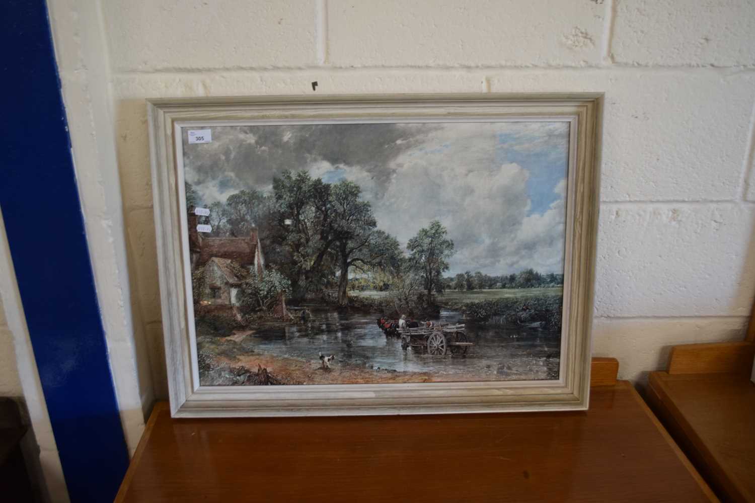 FRAMED PRINT AFTER CONSTABLE, THE HAYWAIN