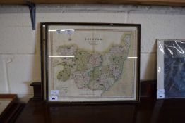 PAIR OF COLOURED MAPS, CAMBRIDGESHIRE AND SUFFOLK