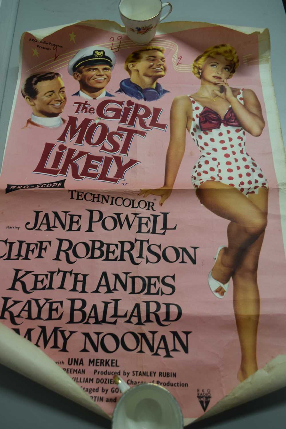 VINTAGE FILM POSTER 'THE GIRL MOST LIKELY'