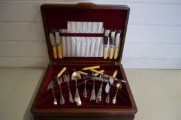 CANTEEN OF SILVER PLATED CUTLERY