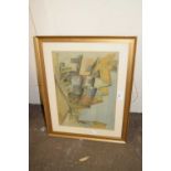 MIXED LOT COMPRISING WEBB, STUDY OF A STREET SCENE, WATERCOLOUR, F/G, TOGETHER WITH FURTHER