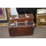 TWO VINTAGE SUITCASES