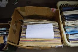 ONE BOX MIXED RECORDS TO INCLUDE ABBA, DAVID BOWIE ETC