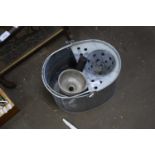 GALVANISED MOP BUCKET AND VARIOUS TOOLS