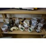 MIXED LOT VARIOUS MUGS AND OTHER CERAMICS TO INCLUDE ROYALTY INTEREST