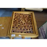 LABYRINTH WOODEN BOARD GAME