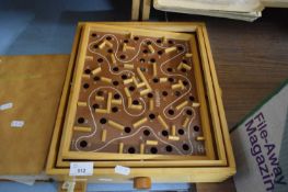 LABYRINTH WOODEN BOARD GAME