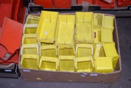 YELLOW PLASTIC WORKSHOP TIDY TRAYS