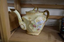 LARGE LATE 19TH CENTURY TEA POT BY F WINKLE & CO