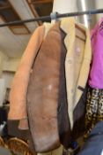 TWO VINTAGE SHEEPSKIN JACKETS