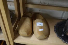 PAIR OF DUTCH WOODEN CLOGS