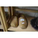 PAIR OF DUTCH WOODEN CLOGS