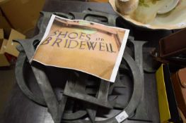 COLLECTION OF METAL LETTERS TO SPELL OUT 'SHOES LTD BRIDEWELL'