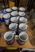 COLLECTION OF DANBURY MINT SAILING SHIP TANKARDS