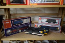 LIMA MODEL RAILWAYS, 00 GAUGE INTERCITY DIESEL TRAIN AND OTHERS, SOME BOXED, SOME LOOSE