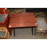 RETRO ROSEWOOD FINISH COFFEE TABLE