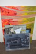 MIXED LOT : VARIOUS CONTEMPORARY OIL STUDIES COMPRISING D M DIXON 'BLACK SWITCHES', EXTRAPOLATION BY