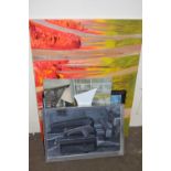 MIXED LOT : VARIOUS CONTEMPORARY OIL STUDIES COMPRISING D M DIXON 'BLACK SWITCHES', EXTRAPOLATION BY