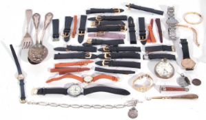 Mixed Lot including a gents Poljot wrist watch and a ladies Geneve watch, also including are various