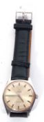 Gents Omega Geneve automatic wrist watch dated 1968, calibre 552 automatic movement, white metal
