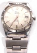 Gents last quarter of 20th century Elco wrist watch, 25-jewel Swiss automatic movement, date