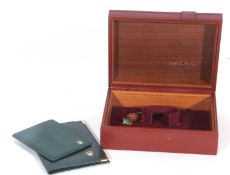 Rolex watch box complete with card holder, chronometer certification and a Rolex Oyster booklet with