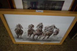 MIXED LOT THREE VARIOUS FRAMED PRINTS