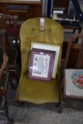 LATE VICTORIAN NURSING CHAIR