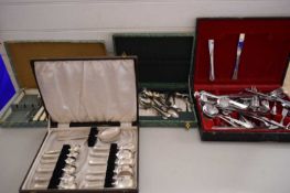 COLLECTION OF VARIOUS CASED CUTLERY