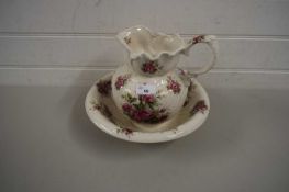 WASH BOWL AND JUG