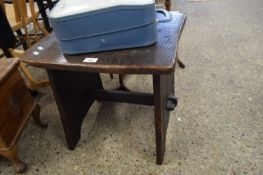 SMALL ELM TOPPED OCCASIONAL TABLE